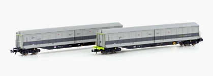 Hobbytrain H23444 - N - 2-tlg. Kuppelwagen-Set Habfis, Railadventure, Ep. VI